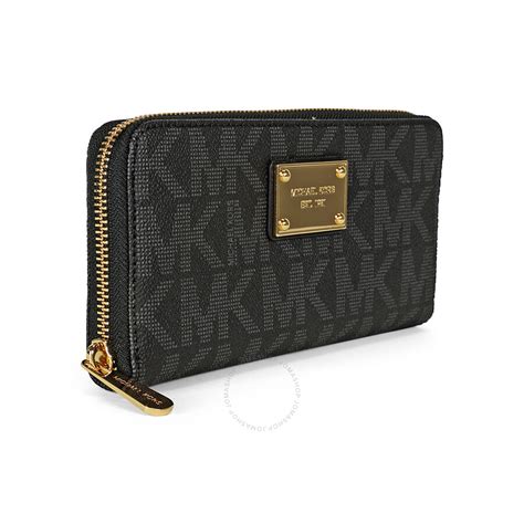 michael kors large slim flap wallet|Michael Kors black wallet women's.